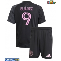 Inter Miami Luis Suarez #9 Auswärts Trikotsatz Kinder 2025-26 Kurzarm (+ Kurze Hosen)